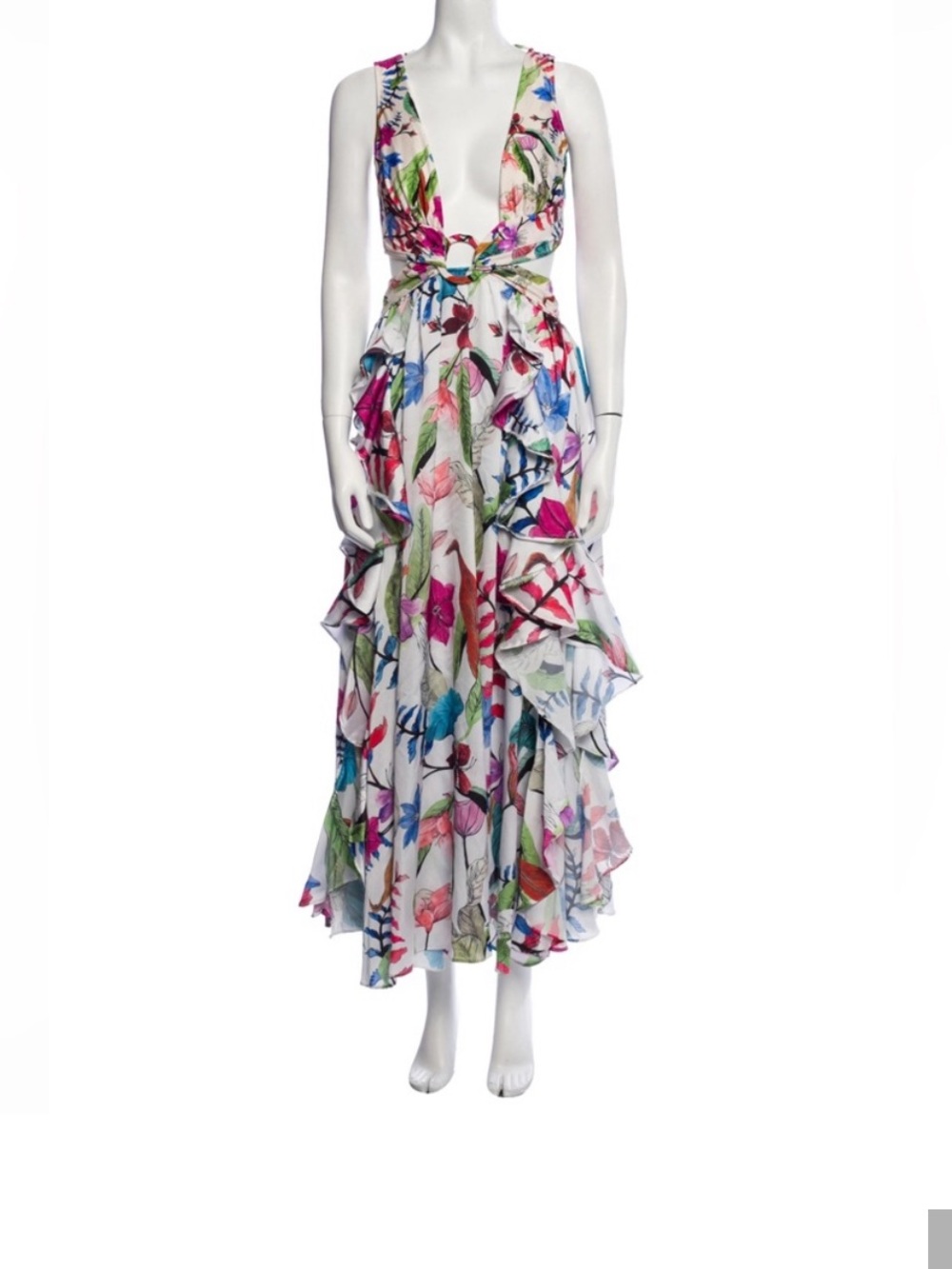 PatBO Zamia Floral Cutout Dress